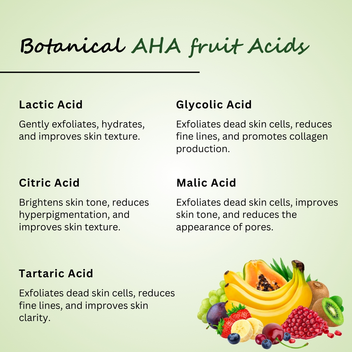 5% AHA Fruit Acid Face Mist & Toner | 100ml - Image 5