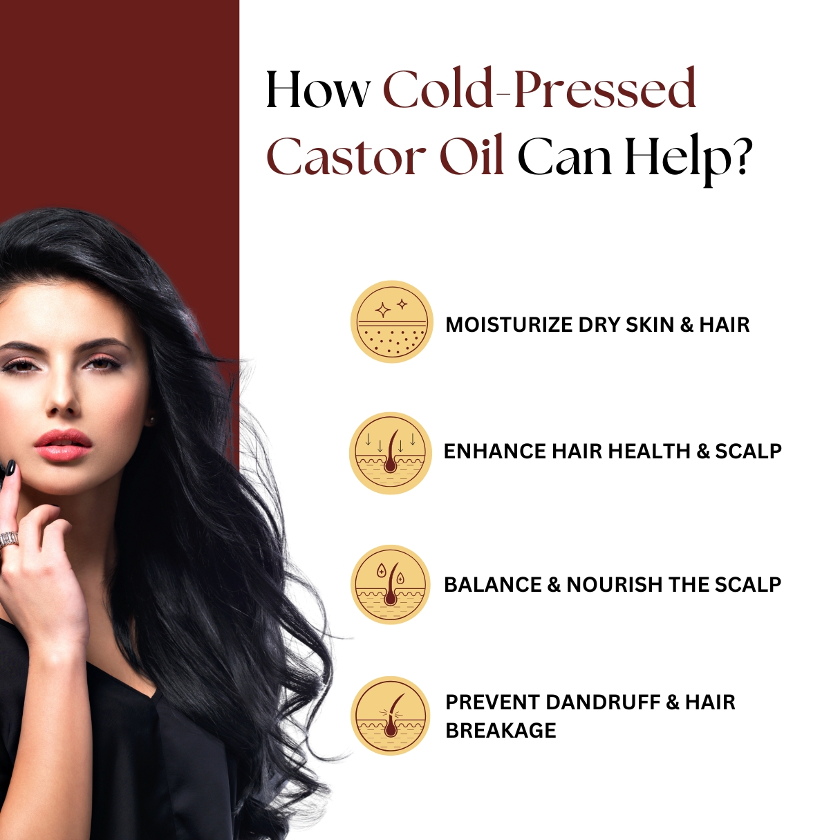 Cold Pressed Castor Hair Oil | 200ml - Image 4