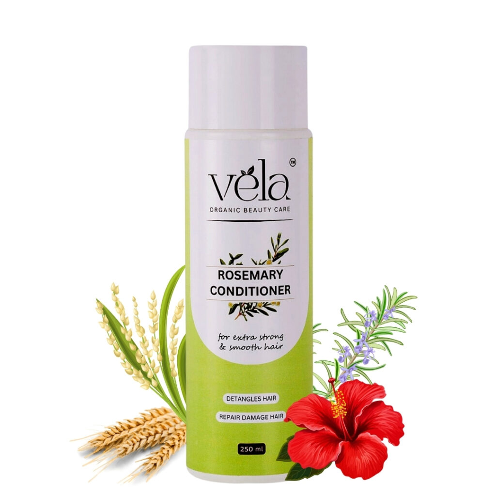 Rosemary Hair Conditioner with Argan Oil, Wheat Protein | 200g – vela